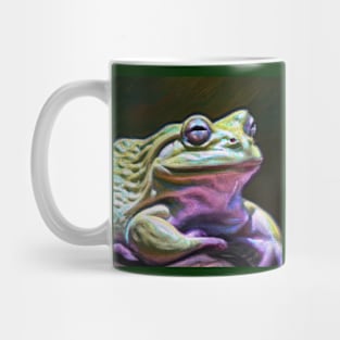 Oil Painting of a Frog Mug